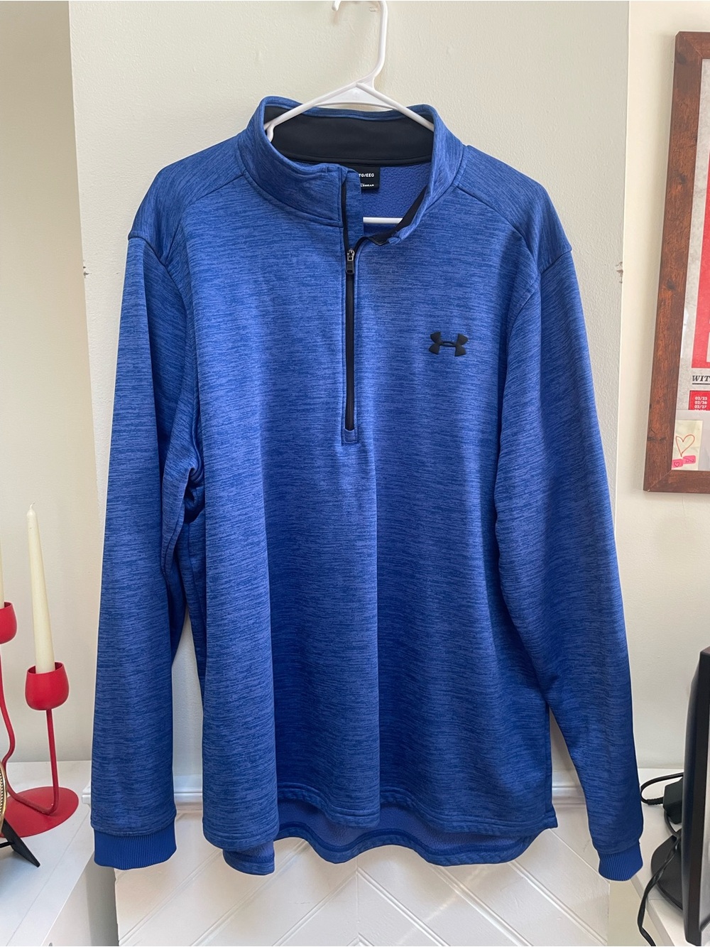 Under Armour Men’s Blue Quarter-Zip Performance Pullover